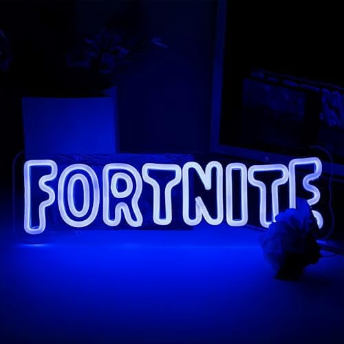 Gamer Neon Sign, Shooting Game Neon Signs for Wall Decor - 10 Level Bright Blue LED Light, Gaming Room Dcor for Teen Boys Gift Ideas, 16.93x5.07in Acrylic, USB Powered, Perfect Gifts for Game Fans