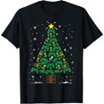Matching Family Tree Gamer Nerd Video Game Lover Family Matching Christmas Tree T-Shirt ...