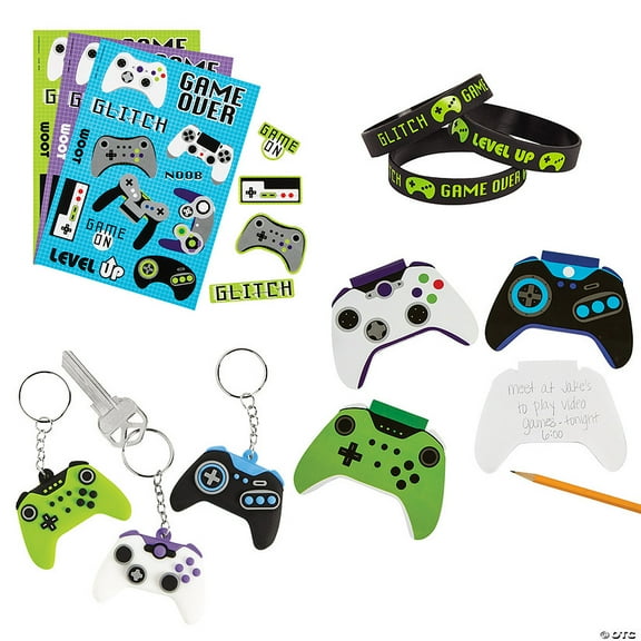 Bulk 84 Pieces Gamer Party Handout Kit