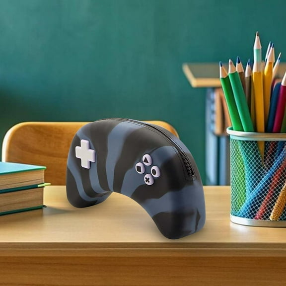 Gamer Pencil Case Game Console Shaped Pencil Case Pencil Bags With Zipper Large Capacity Pencil Case