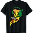 thumbnail image 1 of Gamer Pizza Video Gaming Funny Food Men Boys Kids Teen Youth T-Shirt, 1 of 4