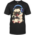 Gamer Pug Gaming Pugs Video Game Pug T Shirt - Walmart.com