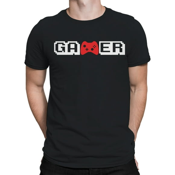 Gamer Quote And Controller T-Shirt Men -SPIdeals Designs, Male Medium