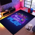 thumbnail image 1 of Gamer Rug for Game Room 3'x5' Non-Slip 3D Cool Printed Gaming Rug for Living Room,Bedroom Area Rug Home Decor, 1 of 6