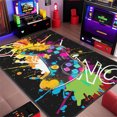 thumbnail image 1 of Gamer Rug for Room,5'x7' Gaming Rugs with Non-Slip Backing,Game Room Carpet for Bedroom and Livingroom Decor, 1 of 8