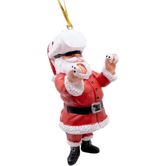 Gamer Santa Claus Virtual Gaming Christmas Tree Ornament VR Game