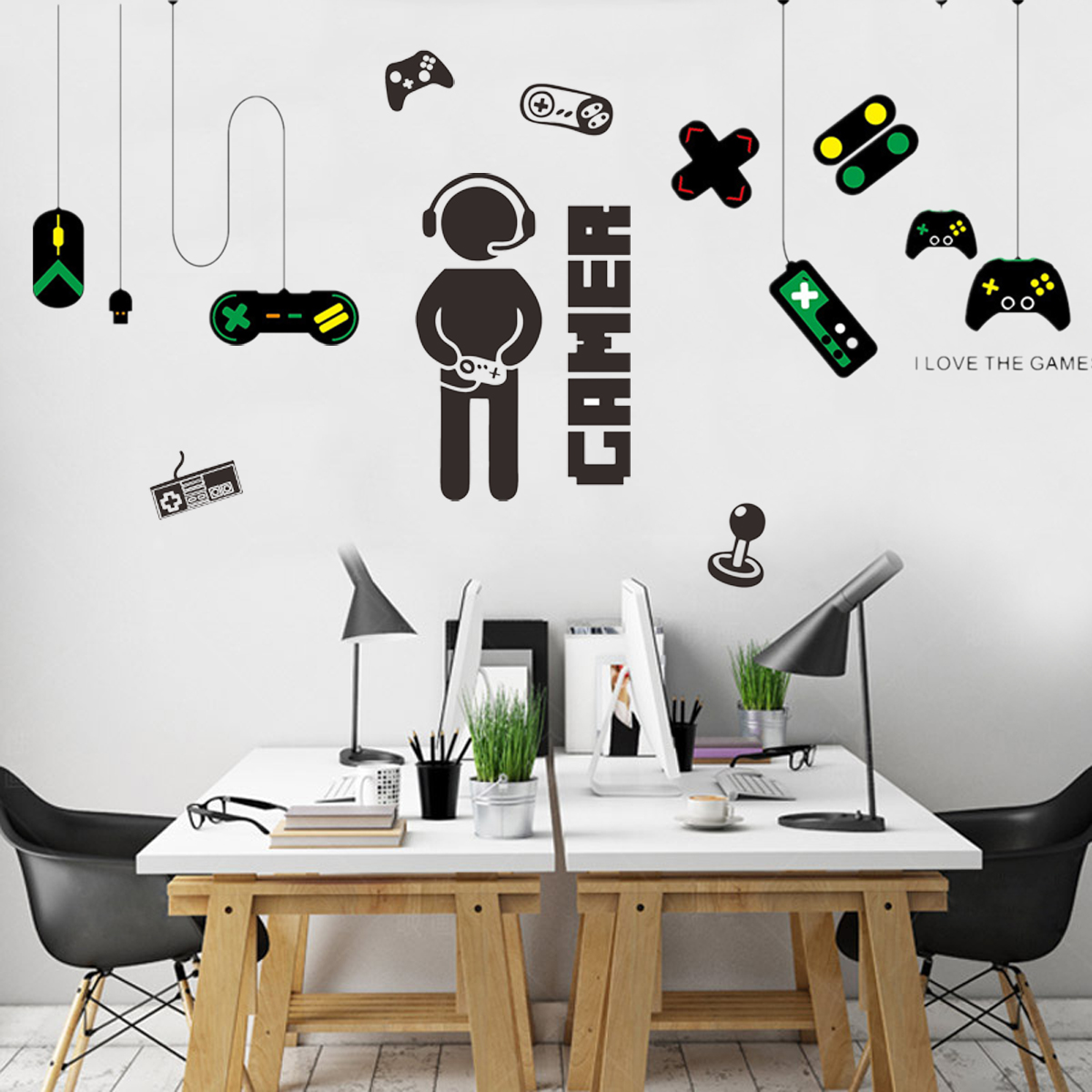 Costyle Modern Mirror Removable Decal Art Star Mural Wall Sticker Home
