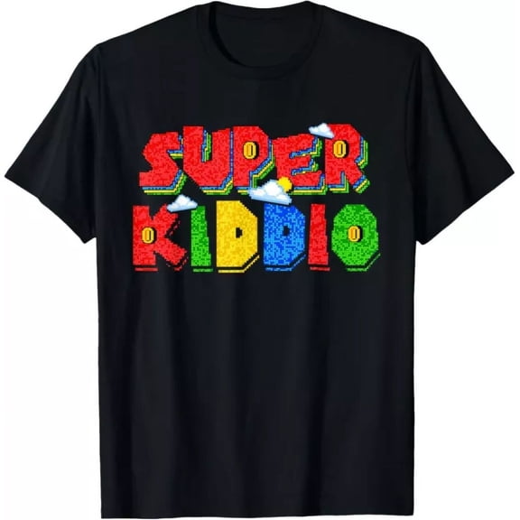 Gamer Super Kiddio Superhero Family Matching Game Gamer Gift T-Shirt