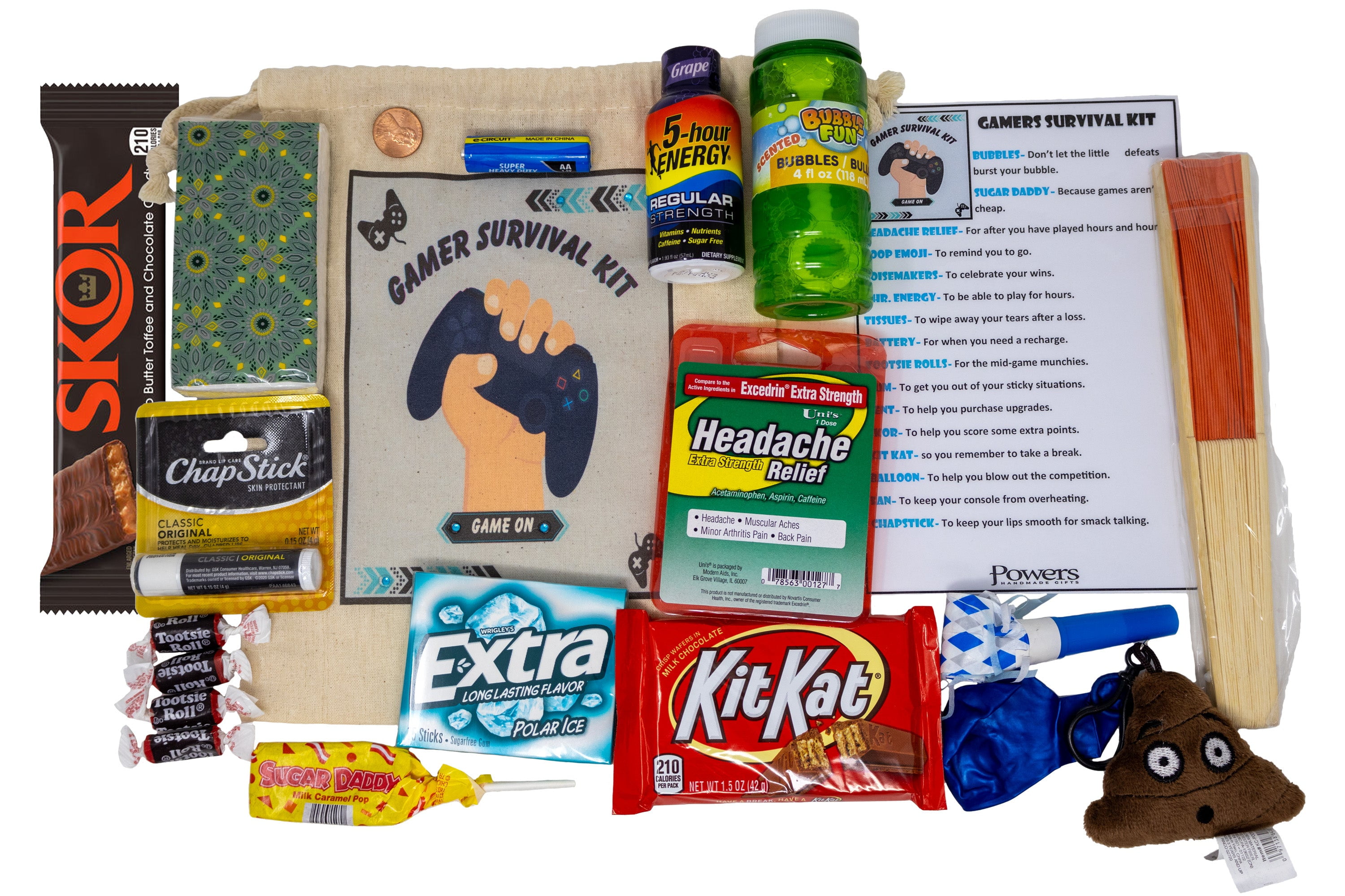 Gamer Survival Kit Funny Gift Ideas for Gamers