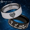 thumbnail image 1 of Gamer Tungsten Carbide Ring, 1 of 9