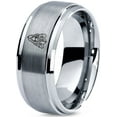 thumbnail image 1 of Gamer Tungsten Gray Ring Boho Gifts Fashion Designer Jewelry 60th Wedding Anniversary Mom, 1 of 7