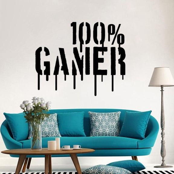 Gamer Vinyl Wall Art Sticker Mural Wallpaper Wall Decals 20x17cm