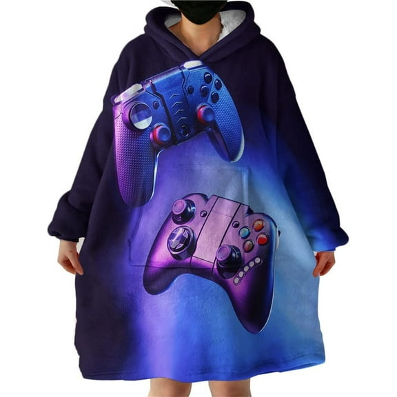Gamer Wearable Blanket Modern Sweatshirt