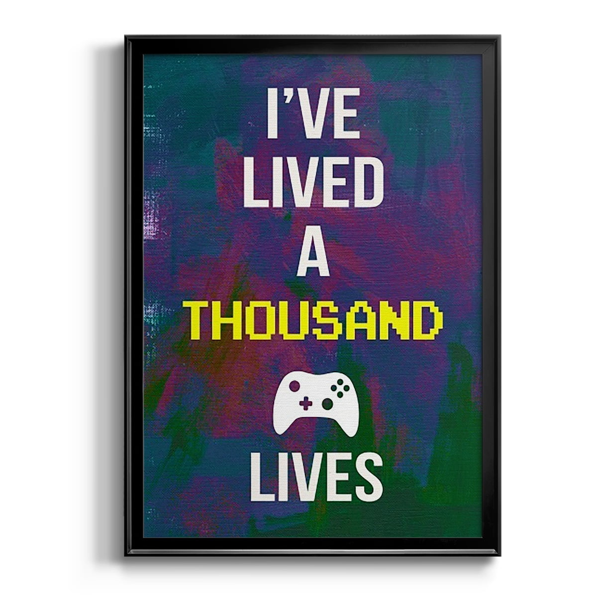 Gamer at Play I Premium Framed Print - Ready to Hang