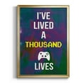 thumbnail image 1 of Gamer at Play I Premium Framed Print, in Gold, Black, or Silver - Ready to Hang, 1 of 9