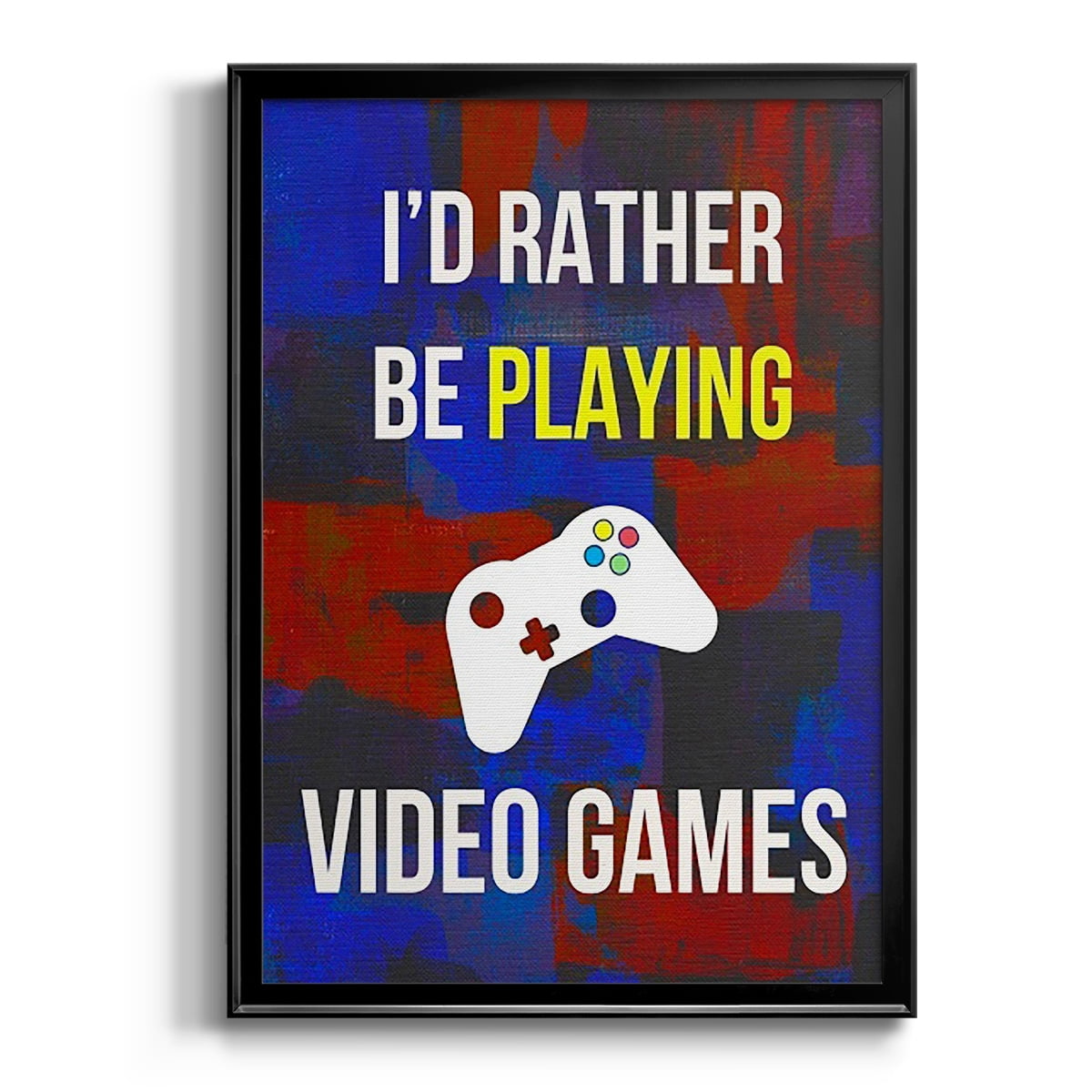 Gamer at Play III Premium Framed Print, in Gold, Black, or Silver - Ready to Hang