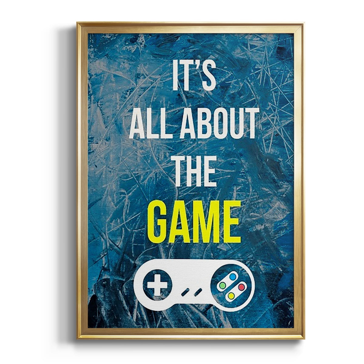 Gamer at Play IV Premium Framed Print, in Gold, Black, or Silver - Ready to Hang