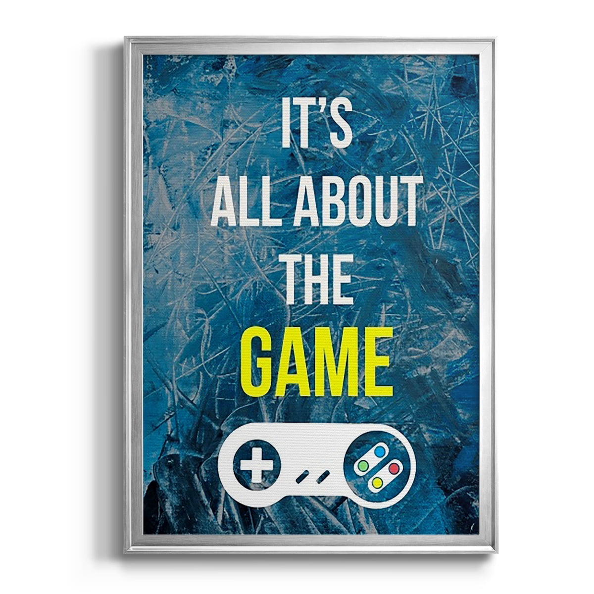 Gamer at Play IV Premium Framed Print, in Gold, Black, or Silver - Ready to Hang