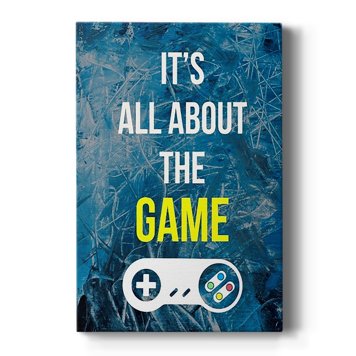 Gamer at Play IV Premium Gallery Wrapped Canvas - Ready to Hang