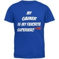 thumbnail image 1 of Gamer is My Superhero Royal Adult T-Shirt - 2X-Large, 1 of 1