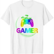 Gamer my dream job with controller funny gamer video gaming Womens T-Shirt White 2X-Large