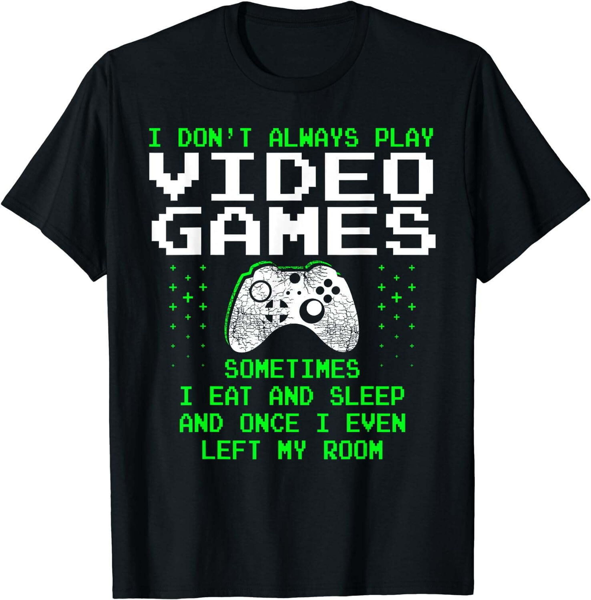 Gamer's Choice Men's & Boys' Black Gaming T Shirt Level Up Your