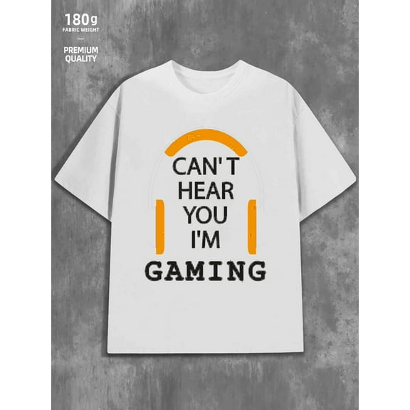 Gamer's Pride mens games 180G 100% Cotton white merch game Classic Unisex Shirt Graphic Tee tshirts Unique Design Unisex Shirt Printed tshirts Retro Unisex Shirt Printed tshirts