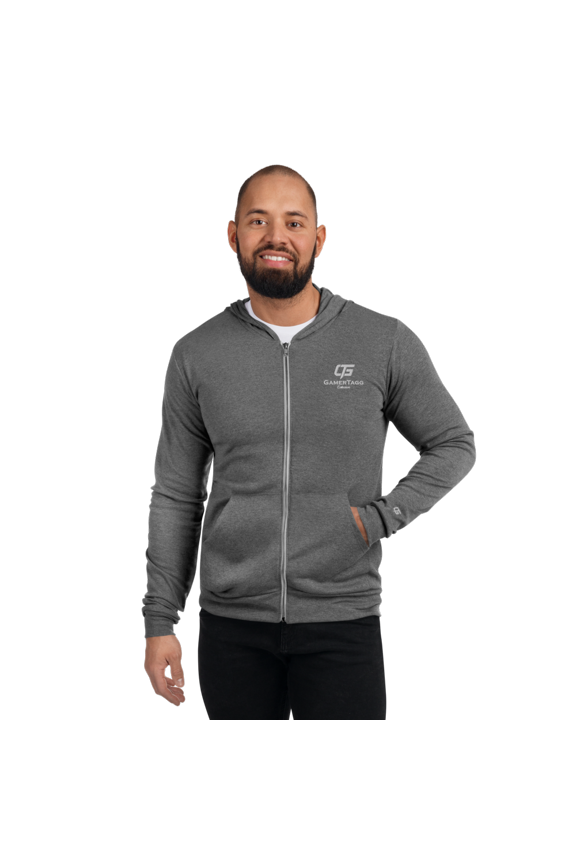 Gray Zip Hoodie  (2XL)