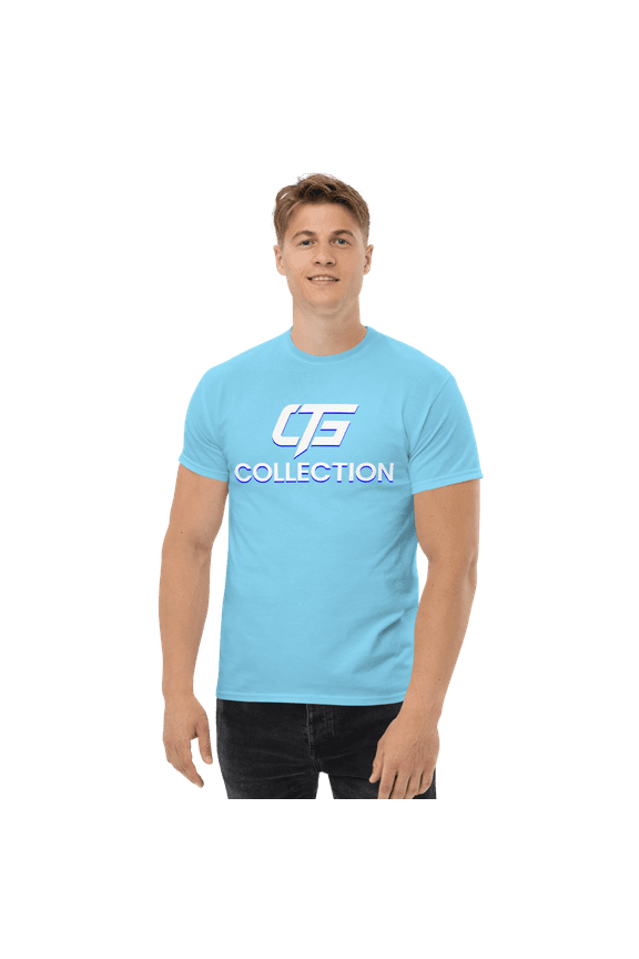 Men's Classic BabyBlue/White Tee (L)