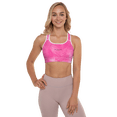 thumbnail image 1 of GamerTagg Collection Women's Hot Wahed-Pink Padded Sports Bra (XS), 1 of 4
