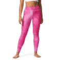 thumbnail image 1 of GamerTagg Collection Yoga Leggings Hot Washed-Pink  (M), 1 of 5