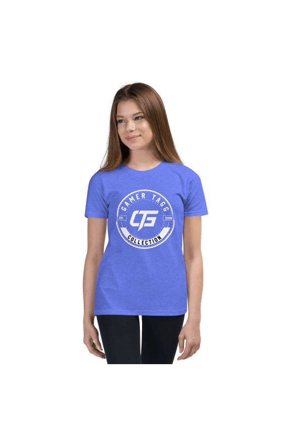 Youth Blue Coin Short Sleeve T-Shirt (M)
