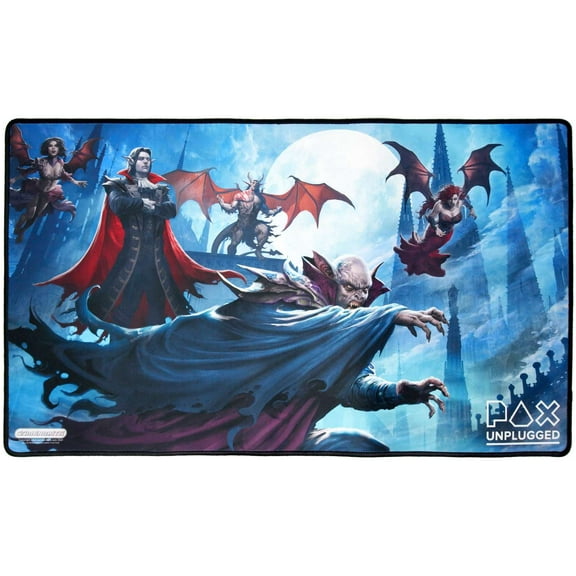 Gamermats Card Supplies Vampires / Werewolf Double Sided Playmat (PAX Unplugged 2021 Philadelphia)