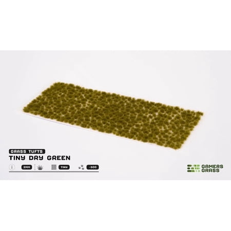 Gamers Grass: Tiny Tufts - Dry Green (2mm)