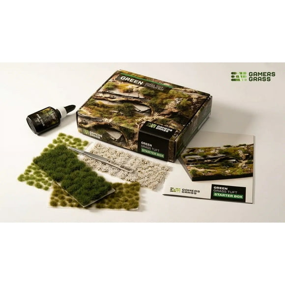 Gamers Grass: Tuft Starter Box (Green Grass)