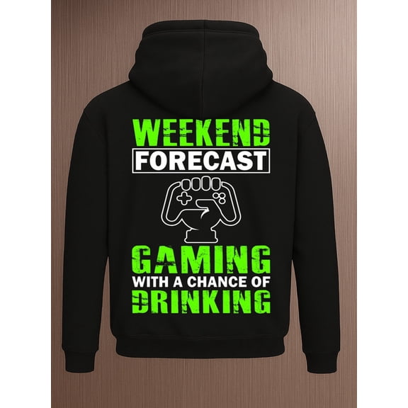 Gamers Weekend graphic hoodies games men's funny hoodies black Hip-Hop Streetwear elegant elegant autumn casual gift spring high quality comfortable fun joy Original Unisex hoodie