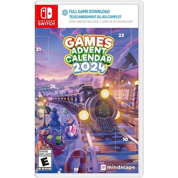 Games Advent Calendar 2024 - Code in Box, Nintendo Switch (Does not Contain Cartridge)
