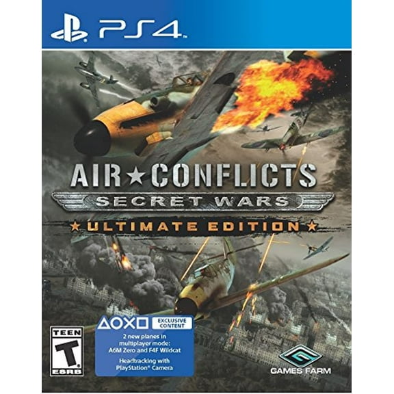 Games Farm Air Conflicts: Secret Wars Video Games - PlayStation 4