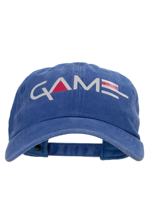Games Heat Transfer Unstructured Cotton Cap - Blue OSFM