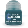 thumbnail image 1 of Games Workshop Citadel Layer Paint: Sons of Horus Green (12ml), 1 of 2