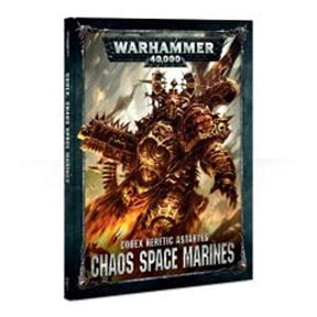Pre-Owned Games Workshop Warhammer 40k Chaos Space Marines Codex Heretic Astartes (Hardcover) 1785819380 9781785819384
