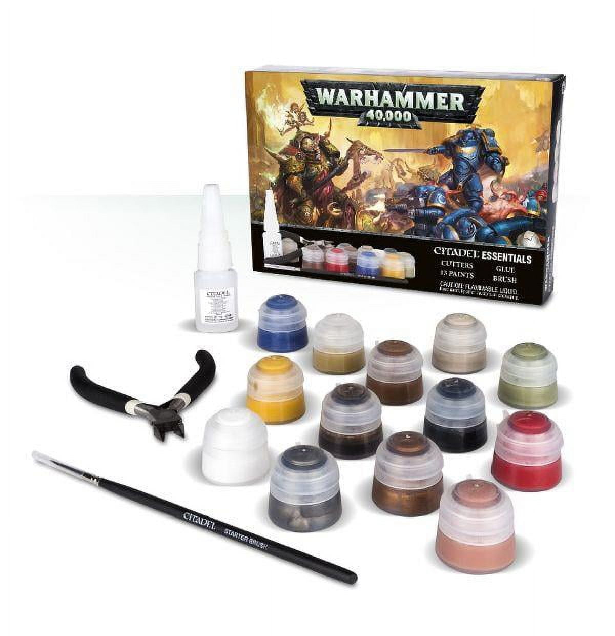 Warhammer Citadel Paint Kit with Glue & Brushes! New and unopened