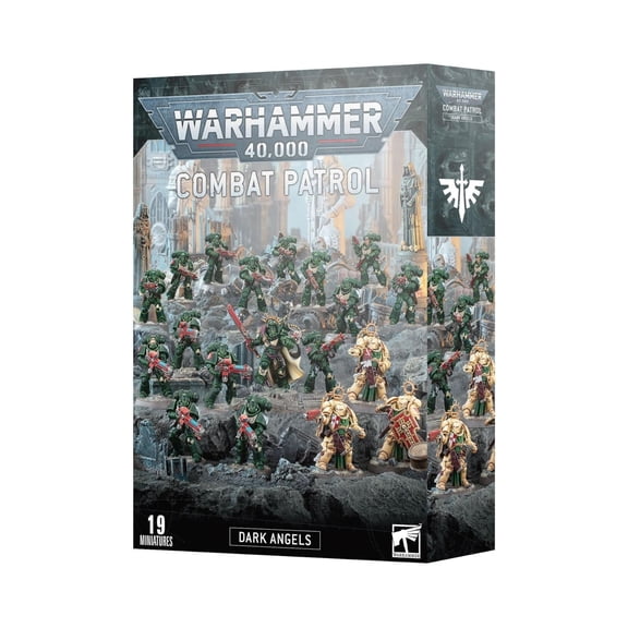 Games Workshop Warhammer 40,000 Combat Patrol Dark Angels Miniatures Set 19 Models