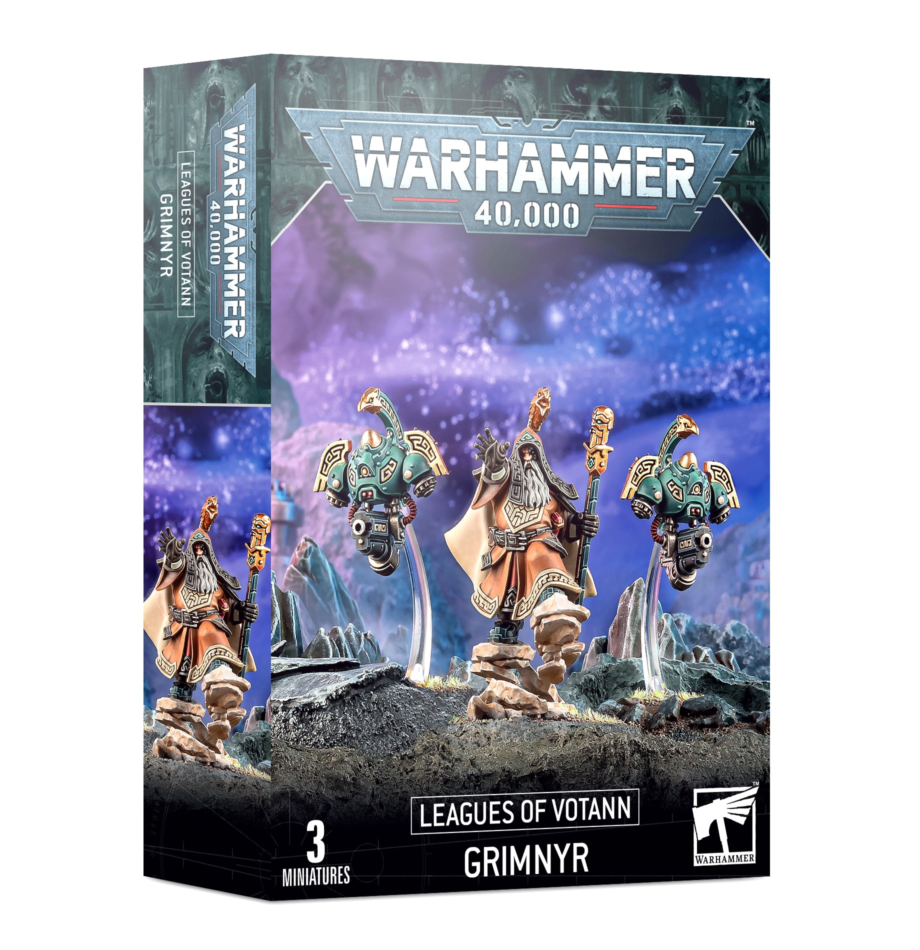 Warhammer 40k – Ligue De Votann Guerriers Atrekogs, Miniaturas Para Montar Y Pintar De La Edición En Francés, Perfectas Para Coleccionistas Y Jugadores