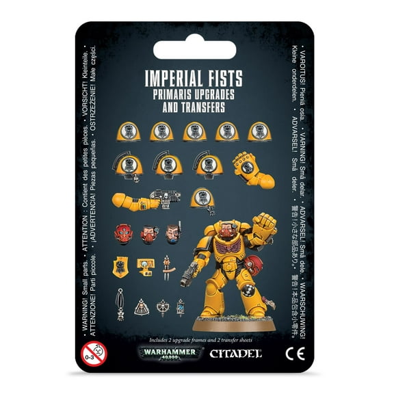 Games Workshop - Warhammer 40K - Space Marines - Imperial Fists - Primaris Upgrades & Transfers