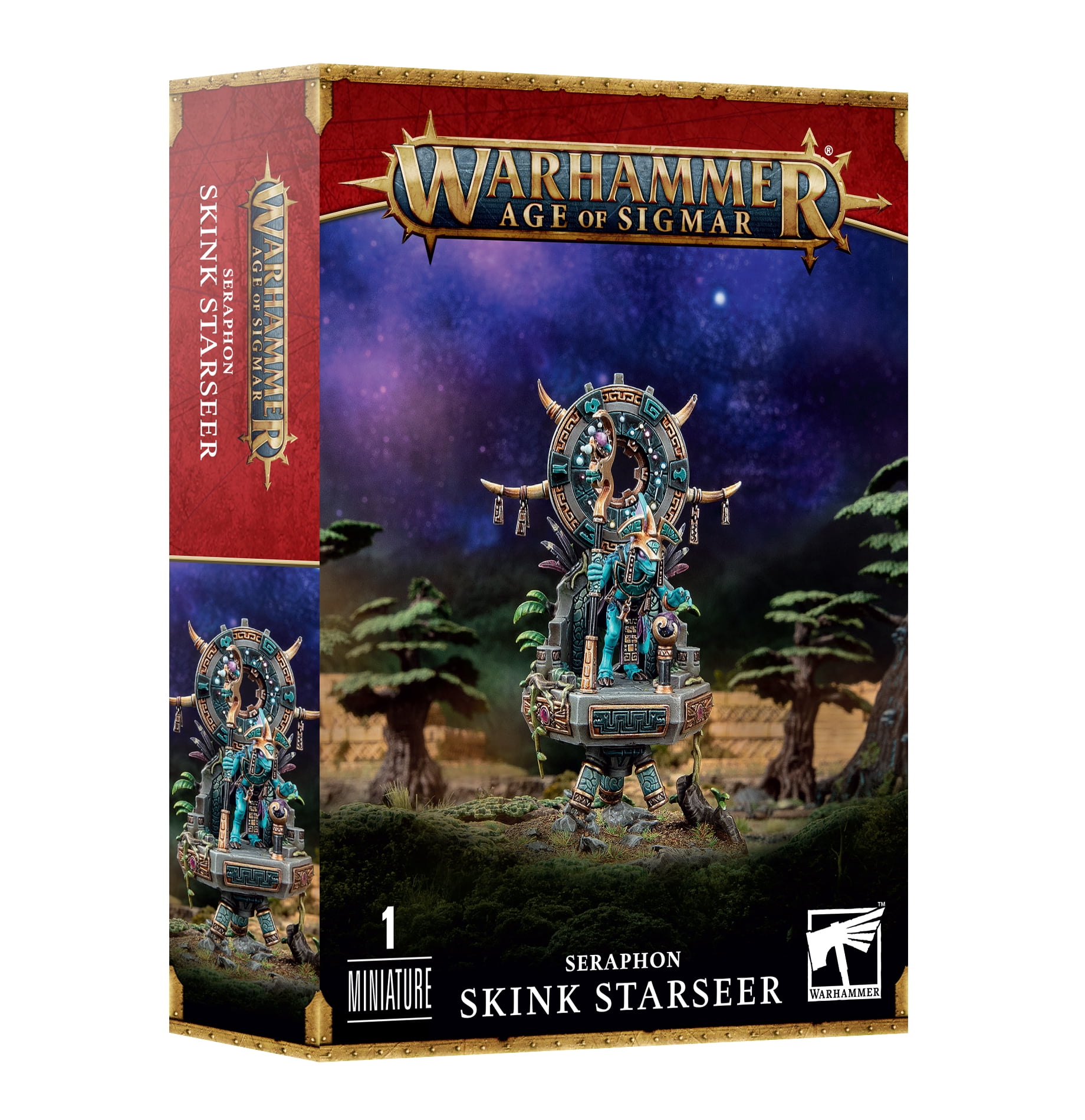 Warhammer Age Of Sigmar: SERAPHON Skink STARSEER Miniature Kit