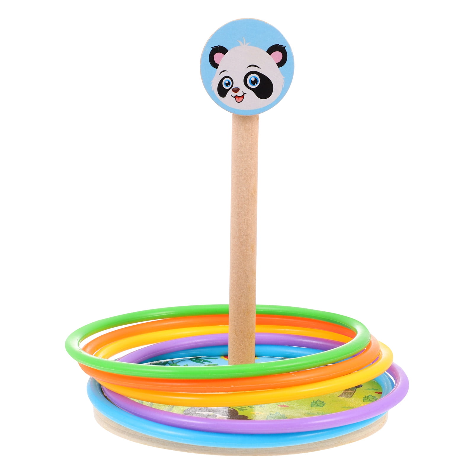 Games for Kids Circle Throwing Puzzle Girl Toys Social Wooden