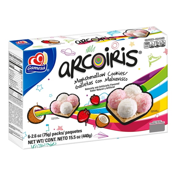 Gamesa Arcoiris Marshmallow Cookies, 15.5 oz
