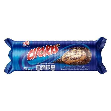 Gamesa Chokis Chocolate Chip Cookies Artificially Flavored, 4.9 oz (15 cookies)