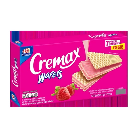 Gamesa Cremax Wafer Strawberry (Take Home Box) 10.7oz